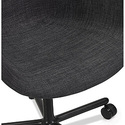 Acheter Alterego Chaise de bureau avec accoudoirs 'ASTRA' gris foncé