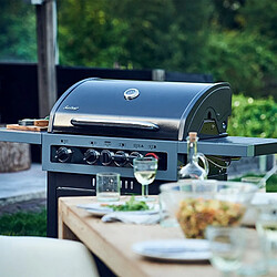 Barbecue gaz Boston Black 4 IK Turbo - ENDERS - 4 brûleurs dont 1 Turbo Zone pas cher