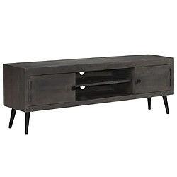 Maison Chic Meuble TV scandinave - Banc TV pour salon Bois massif de manguier 140 x 30 x 45 cm -MN46201