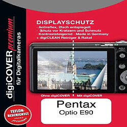 DigiCover Protection d'écran premium pour Pentax Optio E90