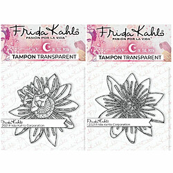 Youdoit 2 Tampons transparents - Passiflore 1 + Passiflore 2 - 9,5 x 6,5 cm