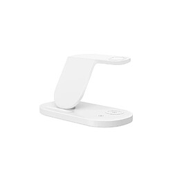 Universal Chargeur sans fil Android blanc 3 en 1 pour les appareils Samsung, station de charge pour Galaxy S22 / S22 + / S22 