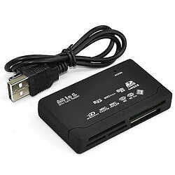 Acheter Universal Tout en un lecteur de carte mémoire USB externe SD SDHC Mini Micro M2 MMC XD CF