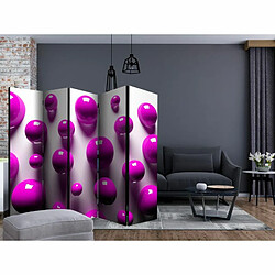 Paris Prix Paravent 5 Volets Purple Balls 172x225cm