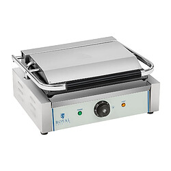 Helloshop26 Machine à panini - 1 x 2.200 watts acier inox professionnel 3614034