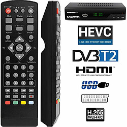 Acheter Optex Décodeur Strom 505 Noir TNT Full HD -DVB-T2 - HEVC265 - (HDMI, Péritel, USB, Dolby Digital Plus)