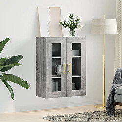 Avis Maison Chic Armoire murale,Meuble de Rangement pour salon,cuisine sonoma gris 69,5x34x90 cm -MN52914