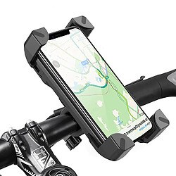 Partel Support Vélo pour Smartphone Rotatif Universel de 3.5" jusqu'à 7" Noir 