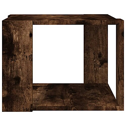 Acheter vidaXL Table basse Chêne fumé 40x40x30 cm Bois d'ingénierie