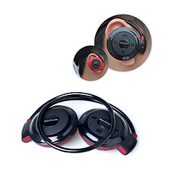 GUPBOO Aimitek Sports Casque Bluetooth sans fil Casque stéréo Lecteur MP3 Casque avec microphone Fente pour carte Micro SD pas cher