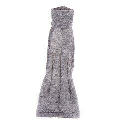 Avis Robe Gris Mi-longue Sans Manches en Tissu Vêtement Accessoires Pour 12'' Figure Action Femme