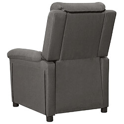 Acheter vidaXL Fauteuil inclinable électrique Gris foncé Tissu