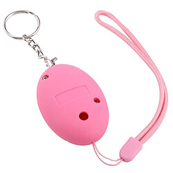 Wewoo Alarme sonore rose pour la fille et les enfants, 120Db personnelle de mini coffre-fort de football avec l'anti-viol