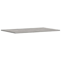 Avis vidaXL Étagères murales 4 pcs sonoma gris 80x50x1,5 cm bois ingénierie