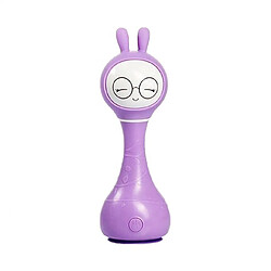 Universal Jouet éducatif R1 Lapin Electronique Clochette Jouet avec Histoire Couleur Apprentissage Musique Lecteur HiFi (Violet)