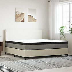 vidaXL Matelas à ressorts ensachés dureté moyenne 200x200 cm