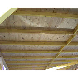 Carport 22.85m² bois naturel - av4563bm - HABRITA