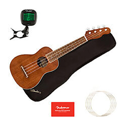 FenderSeaside Soprano Ukulele Pack Natural