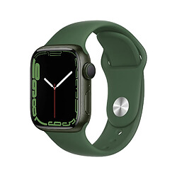 Apple Watch Series 7 Aluminium 41 mm (2021) | GPS | Vert | Bracelet Sport Vert · Reconditionné 