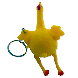 Totalcadeau Antistress forme poulet pondeur porte clef Antistress forme poulet pondeur porte clef pas cher