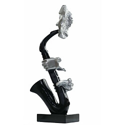 Acheter Magneticland Sculpture Saxophoniste argent-noir INITIAL