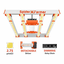 Spider Farmer G3000 300W Dimmable LED à spectre complet rentable élèvent la lumière