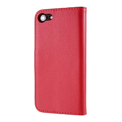 Acheter Etui en cuir véritable avec support rouge pour votre Apple iPhone 8/7