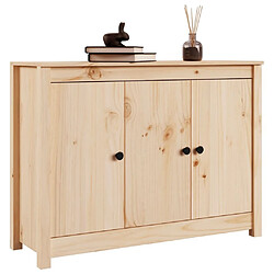 Maison Chic Buffet,Meuble de Rangement,commode pour salon,Cuisine 100x35x74 cm Bois massif de pin -MN89643 pas cher