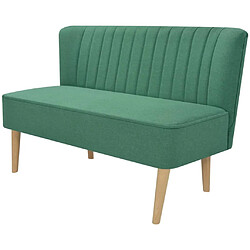 vidaXL Canapé 117x55,5x77 cm Tissu Vert 