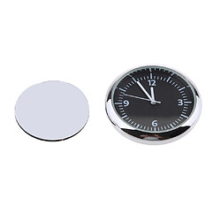 voiture auto stick-on clock intérieur quartz analogique montre bleu fluorescent