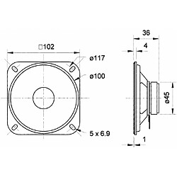 Avis Alpexe VS-R10S/8 - Haut-parleur (4007540020372)