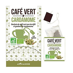 Aromandise Café vert Cardamome - 18 sachets