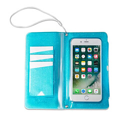 Celly SPLASHWALL18LB coque de protection pour téléphones portables 15,8 cm (6.2') Étui avec portefeuille Bleu 