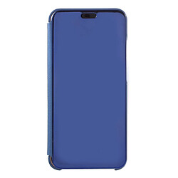 Etui en PU surface du miroir bleu bébé pour votre Huawei P20 Lite/Nova 3e 