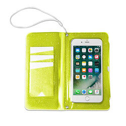 Celly Splash coque de protection pour téléphones portables 15,8 cm (6.2') Étui avec portefeuille Jaune 