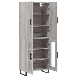 Acheter Maison Chic Buffet,Meuble de Rangement,commode pour salon,Cuisine Sonoma gris 69,5x34x180 cm Bois d'ingénierie -MN82710