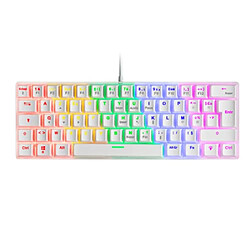 Mars Gaming Clavier Gamer mécanique (Red Switch) MK60 RGB (Blanc) MARS GAMING Clavier Gamer mécanique (Red Switch) MK60 RGB (Blanc)