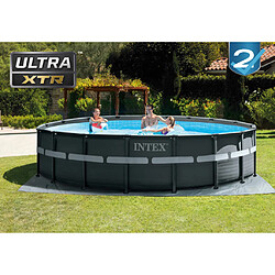 Intex Piscine tubulaire ronde ultra frame 549 x 132 cm 