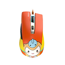 Universal Souris gaming câblée 16000dpi Gaming/Office Double Mode Mouse Ordinateur portable Ordinateur de bureau Accessoires Mouse (orange) 