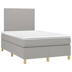 Avis Sommier à lattes,Cadre à lattes de lit et matelas et LED pour Adulte Gris clair 120x200 cm -MN43661