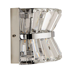 Avis Searchlight Applique murale à 2 ampoules chrome, cristal transparent