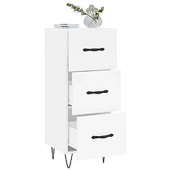 Acheter Maison Chic Buffet,Meuble de Rangement,commode pour salon,Cuisine blanc 34,5x34x90 cm bois d'ingénierie -MN52489