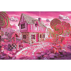 Universal 1000 pièces Candy House Jigsaw Puzzle Family Toys Toys Discompression Game Gift