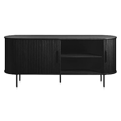 MAISON AUBERTIN Buffet bois noir alba 180x45cm