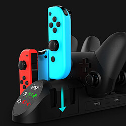 Ipega Station de chargement pour contrôleur de station d'accueil 6 en 1 pour Nintendo Switch Joy Con et contrôleur NS Pro