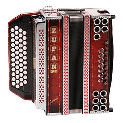 Accordéon Juwel IVD (Rouge) (G-C-F-B) Zupan