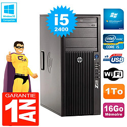 PC HP WorkStation Z210 Tour Core i5-2400 RAM 16Go 1To Graveur DVD Wifi W7 · Occasion 