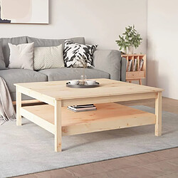 Acheter Maison Chic Table basse,Table Console Table d'appoint, Table pour salon 100x100x40 cm Bois massif de pin -MN22165