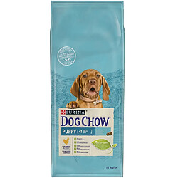 DOG CHOW Croquettes - Au poulet - Pour chiot - 14 kg 