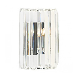 Luminaire Center Applique murale Sketch chrome poli et cristal 1 ampoule